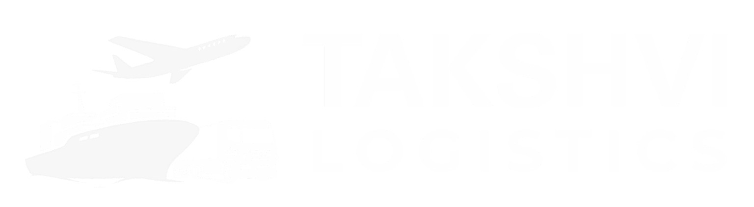 Takshvi Logistics White Logo